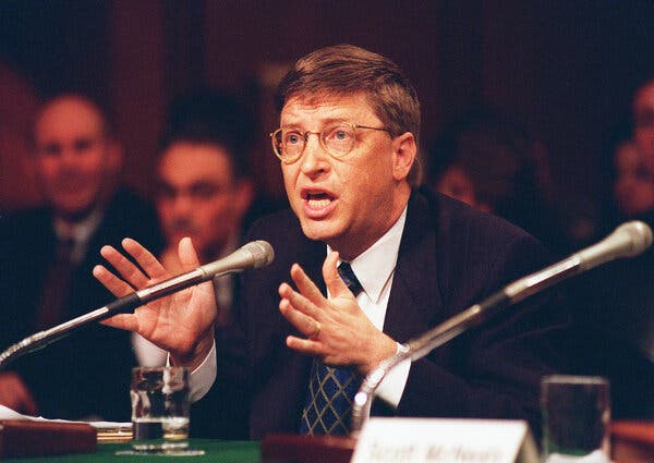 Bill Gates had his own turn in the hot seat in 1998.
